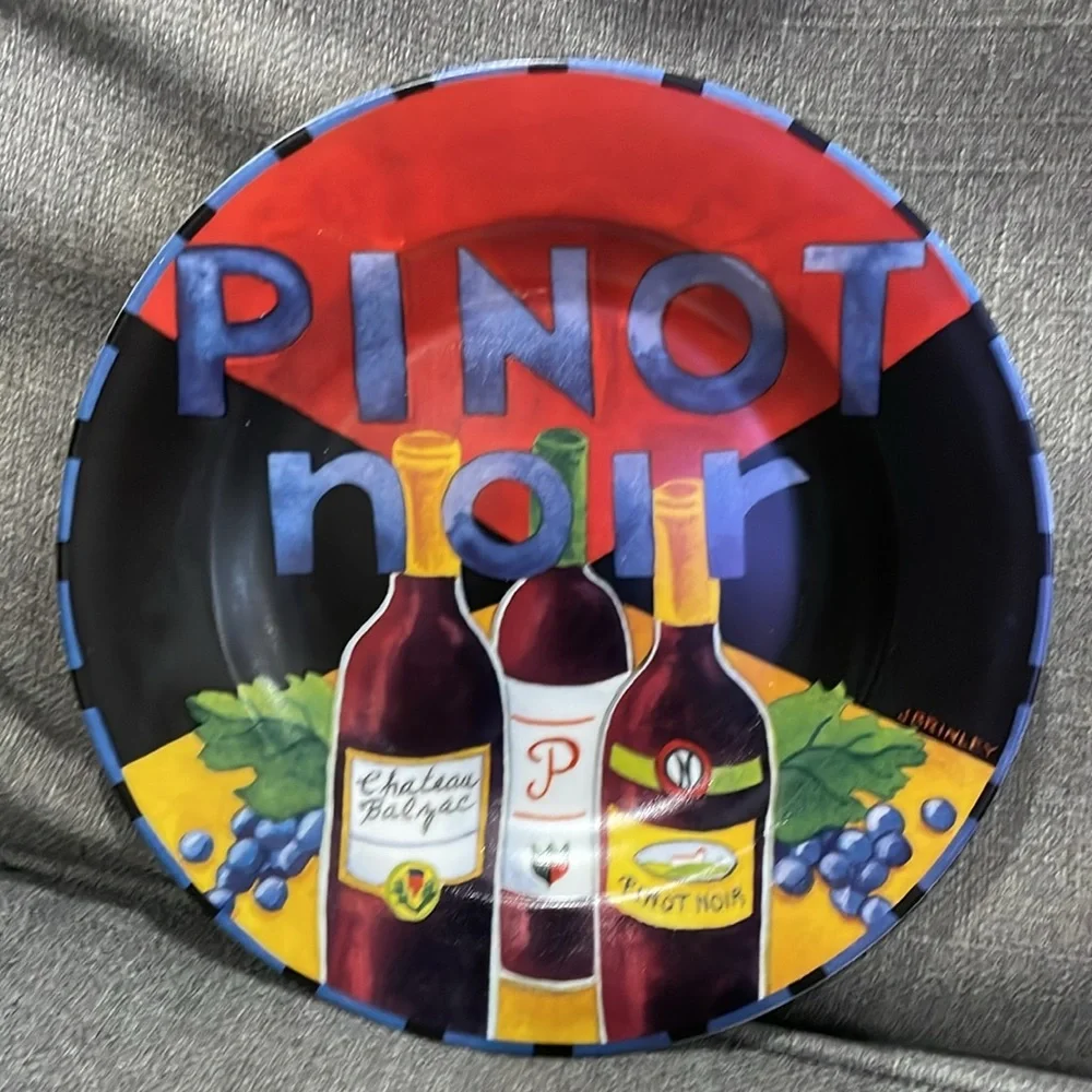 Cypress Home Merlot Pinot Noir Cabernet Shiraz Wine Plates